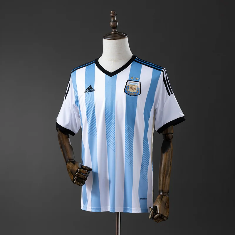 Argentina 2014 Home Jersey - Retro, front-view photograph