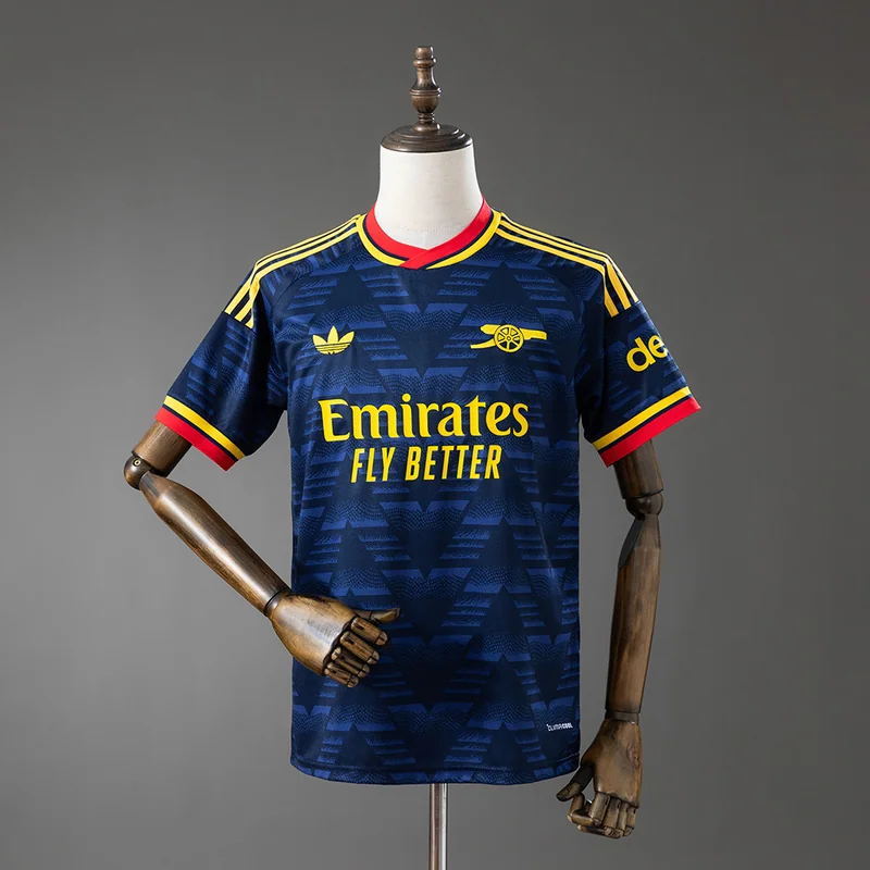 Arsenal 2026/27 Away Jersey, front-view photograph