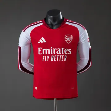 Arsenal 2026/27 Home Jersey - Player Version / Long Sleeve, front-view photograph