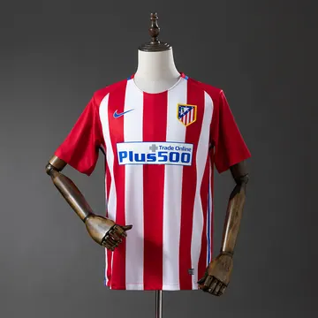 Atlético Madrid 2016/17 Home Jersey - Retro, front-view photograph