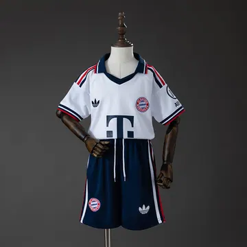 Bayern Munich 2026/27 Away Kids Kit - Kids, front-view photograph