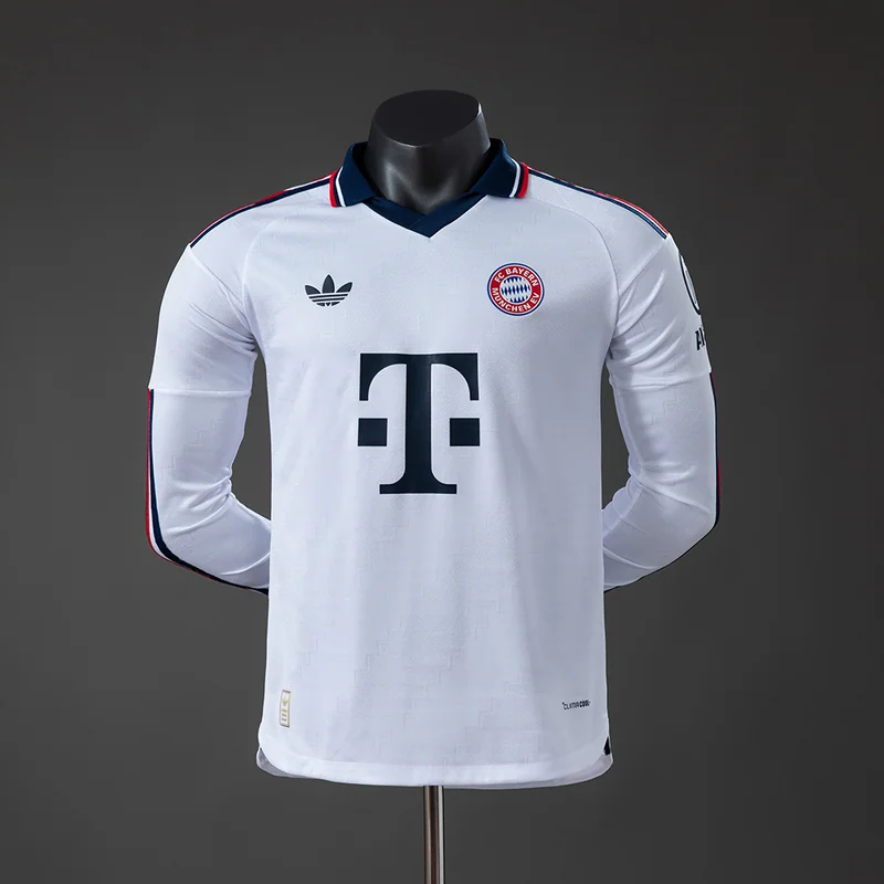 Bayern Munich 2026/27 Away Jersey - Player Version / Long Sleeve, front-view photograph