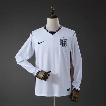 England 2026 Home Jersey - Long Sleeve, front-view photograph