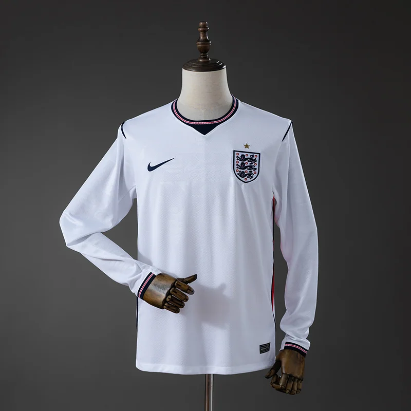 England 2026 Home Jersey - Long Sleeve, front-view photograph