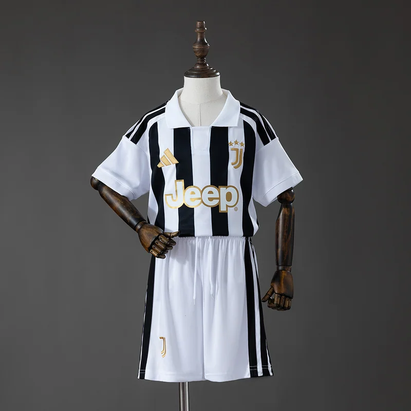 Juventus 2026/27 Home Kids Kit - Kids, front-view photograph