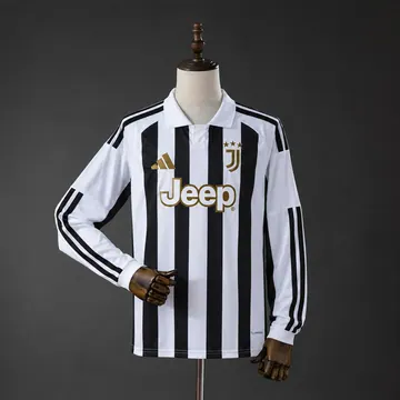 Juventus 2026/27 Home Jersey - Long Sleeve, front-view photograph