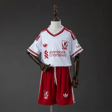 Liverpool 2026/27 Away Kids Kit - Kids, front-view photograph