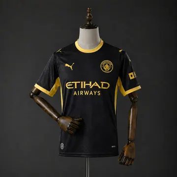 Manchester City 2026/27 Away Jersey, front-view photograph