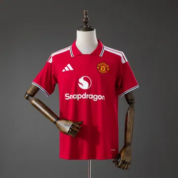 Manchester United 2026/27 Home Jersey, front-view photograph
