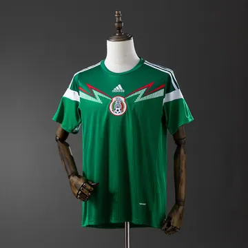 Mexico 2014 Home Jersey - Retro, front-view photograph