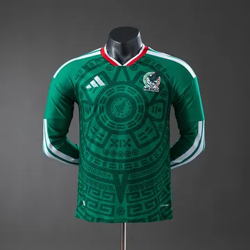 Mexico 2026 Home Jersey - Player Version / Long Sleeve, front-view photograph