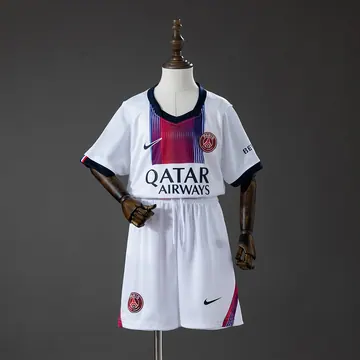 Paris Saint-Germain 2026/27 Away Kids Kit - Kids, front-view photograph