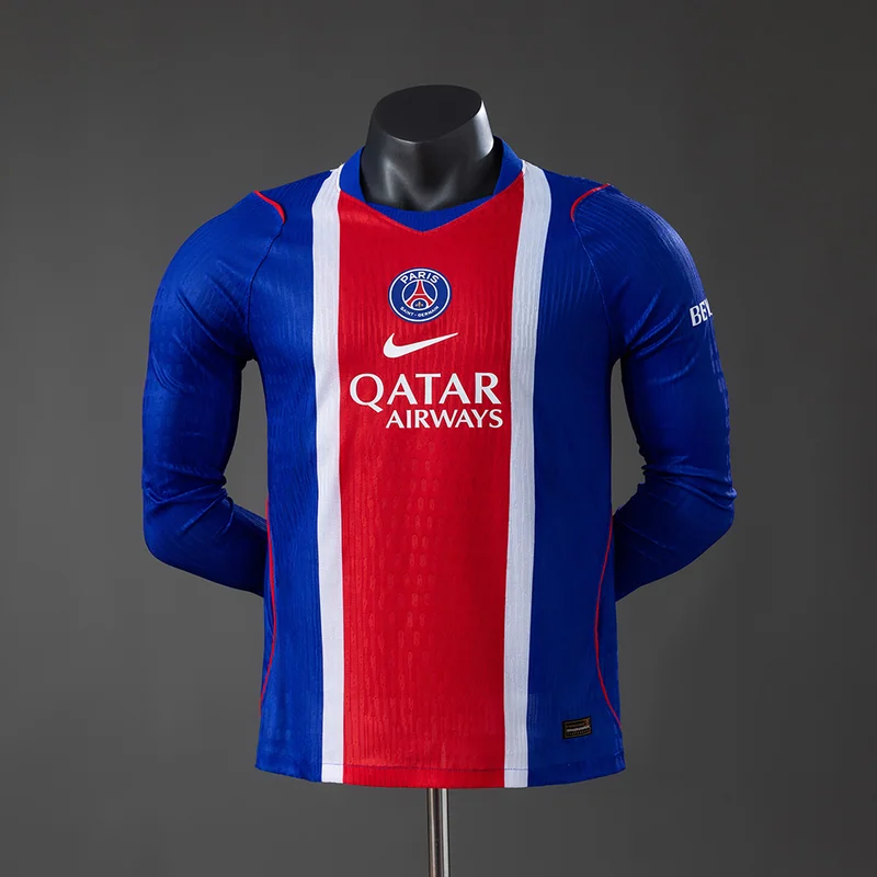 Paris Saint-Germain 2026/27 Home Jersey - Player Version / Long Sleeve, front-view photograph