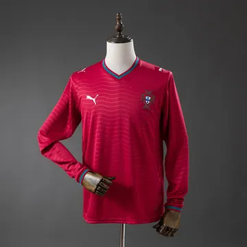 Portugal 2026 Home Jersey - Long Sleeve, front-view photograph