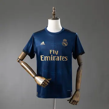 Real Madrid 2019/20 Away Jersey - Retro, front-view photograph