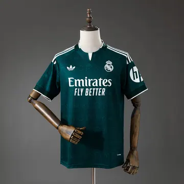 Real Madrid 2026/27 Away Jersey, front-view photograph