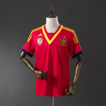 Spain 2013 Home Jersey - Retro, front-view photograph