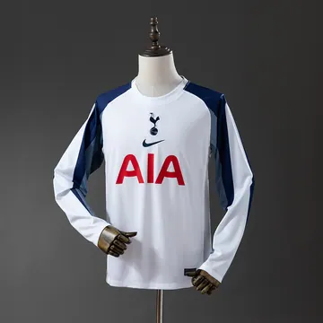 Tottenham Hotspur 2025/26 Home Jersey - Long Sleeve, front-view photograph